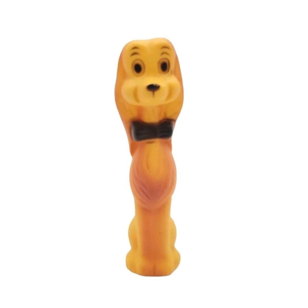 Vintage Rubber Toy Setter Spaniel Dog Squeaky 5.5" 1950s 1960s Baby‎ Toy